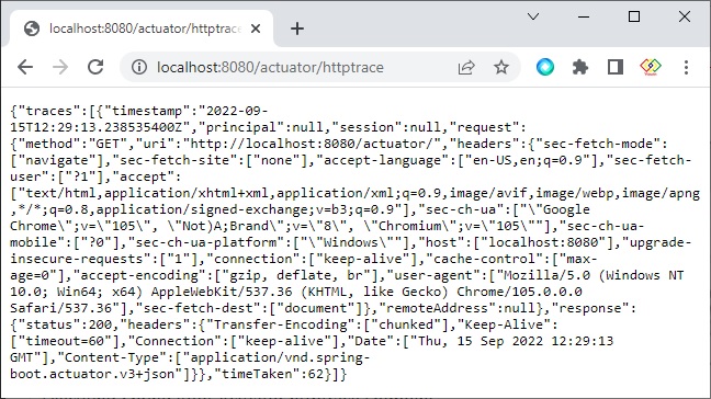 Actuatorhttptrace